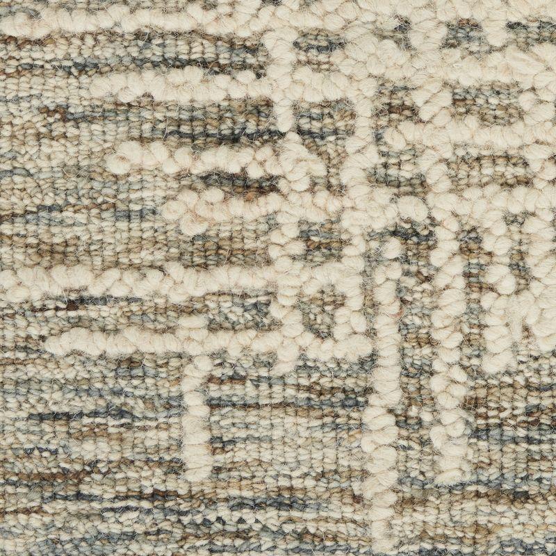 Nourison Vail Rustic Texture Indoor Area Rug Ivory/Multi 7'9" x 9'9"
