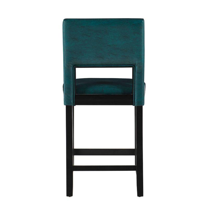 24" Vega Counter Height Barstool Hardwood - Linon