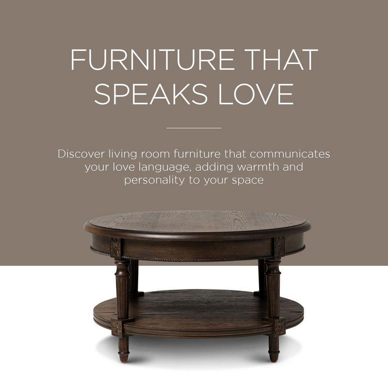 Maven Lane Pullman Round Wooden Coffee Table & Reviews | Wayfair