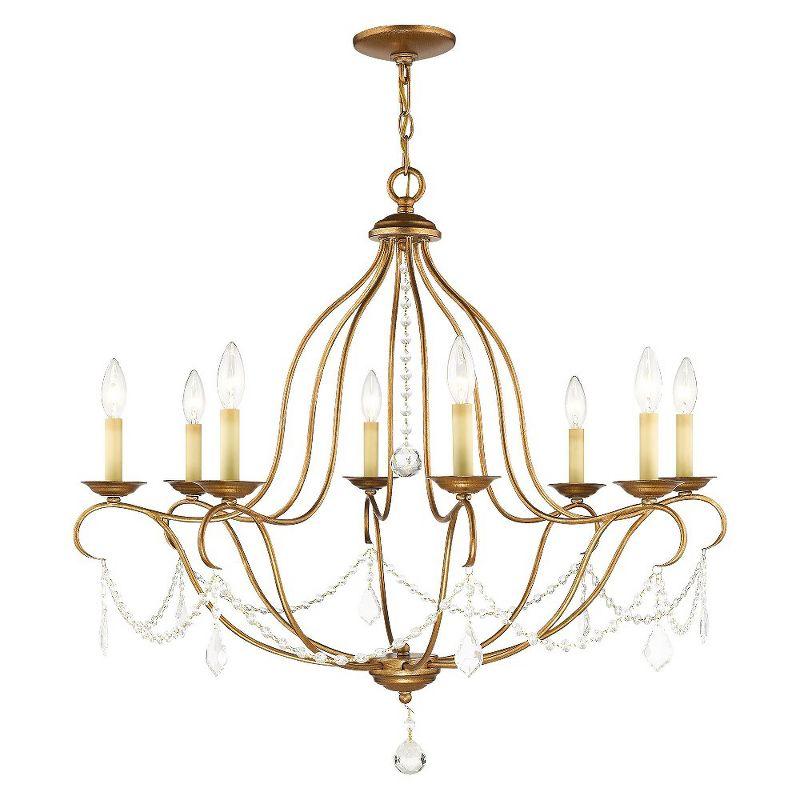 Chesterfield 8 - Light Dimmable Empire Chandelier