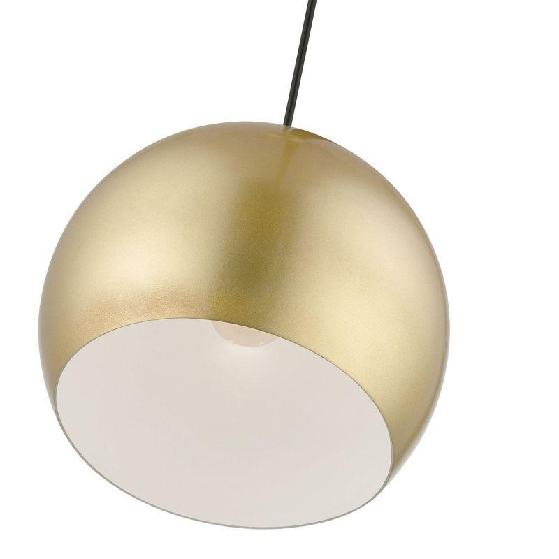 Livex Lighting Piedmont 1 - Light Pendant in  Soft Gold/Polished Brass