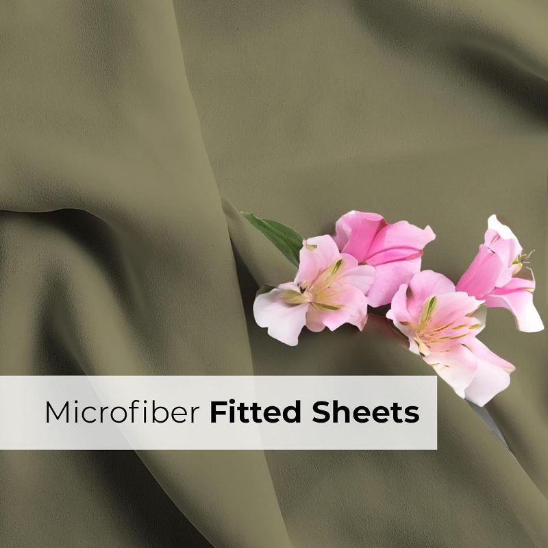 Microfiber Fitted Sheet 18" - 24" Inch Extra Deep Pocket - CGK Linens