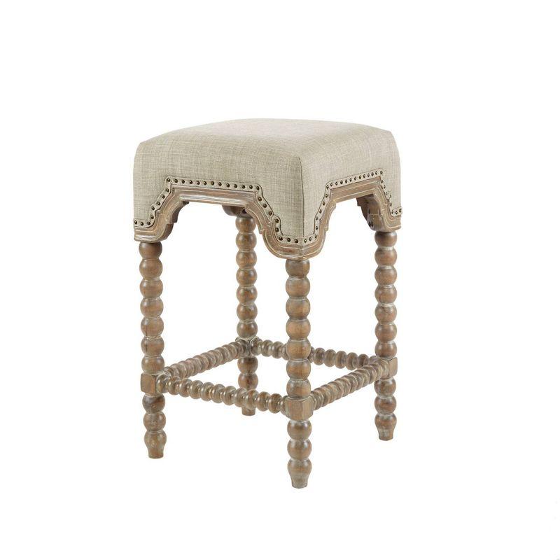 Ondine Farmhouse Solid Wood Counter Stool