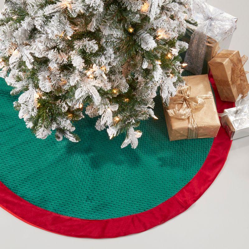 Pinsonic Velvet Tree Skirt