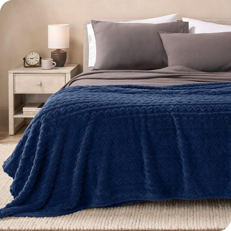 Bare Home Cozy Faux Shearling Blanket