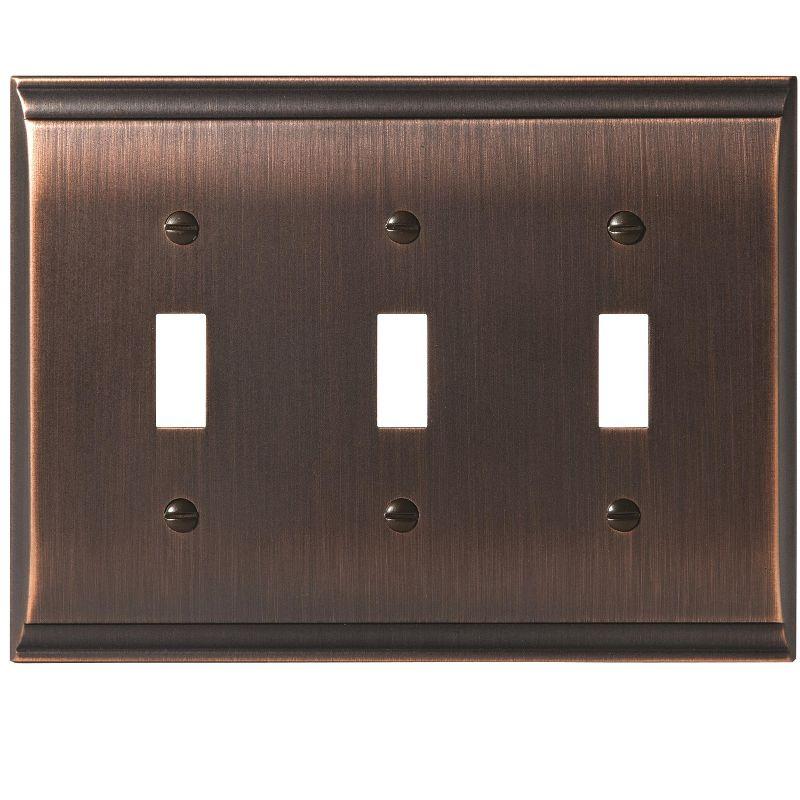 Candler 3-Gang Toggle Light Switch Wall Plate