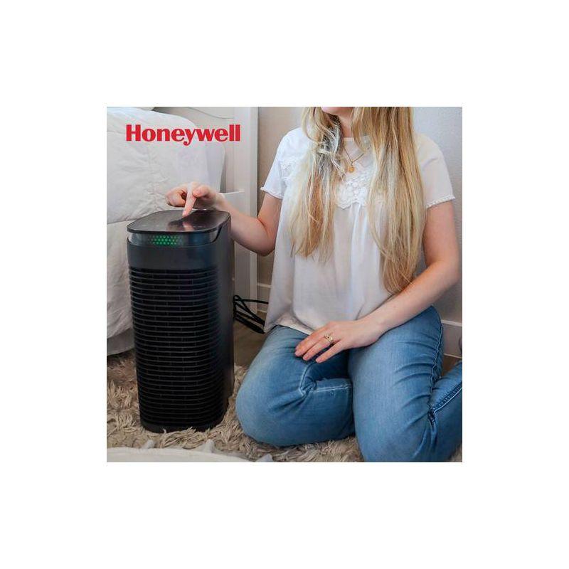 Portable Air Purifier For Medium Rooms (100 Sq Ft). Allergen Reducer For Wildfire/Smoke, Pollen, Pet Dander & Dust. Air Quality Indicator And Auto Mode