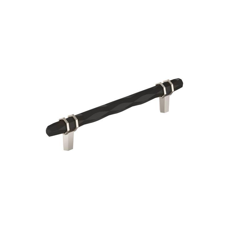 Amerock London Black Bronze and Polished Nickel Cabinet Pull