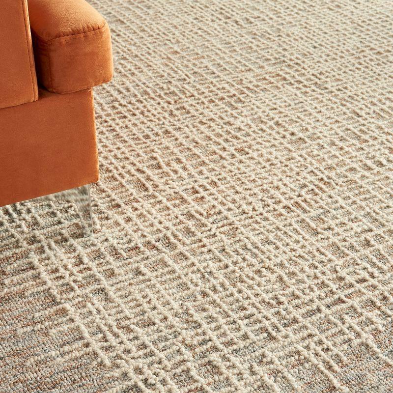 Nourison Vail Rustic Texture Indoor Area Rug Beige/Multi 7'9" x 9'9"