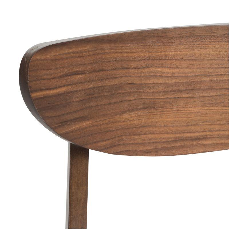 Set of 2 24" Gavin Natural Frame Counter Height Barstools Dark Gray - Christopher Knight Home: Upholstered, Rubberwood Legs