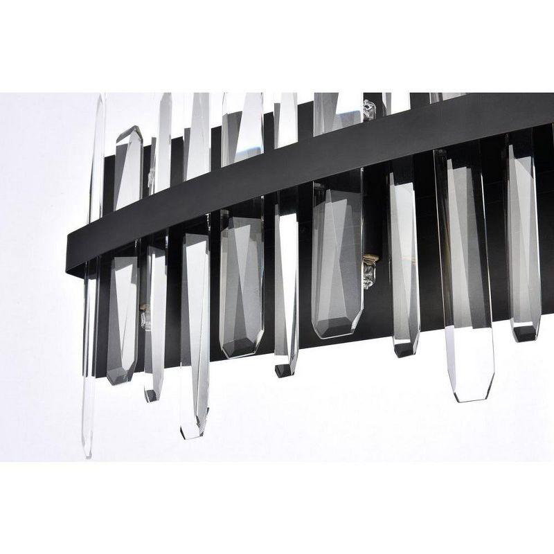 Elegant Lighting Serena 10 - Light Vanity in  Black