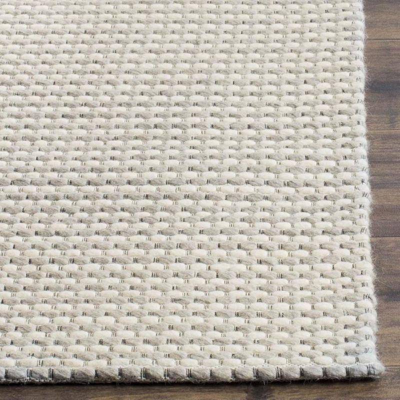 Natura NAT801 Hand Woven Area Rug - Silver/Ivory - 4'x6' - Safavieh.