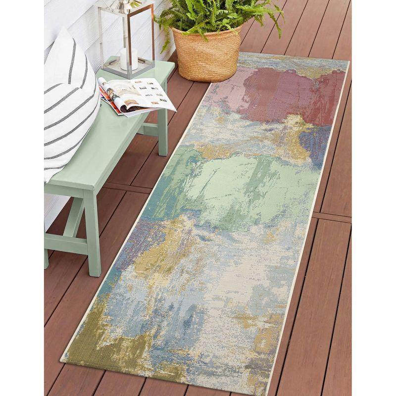 Liora Manne Marina Abstract Indoor/Outdoor Rug..