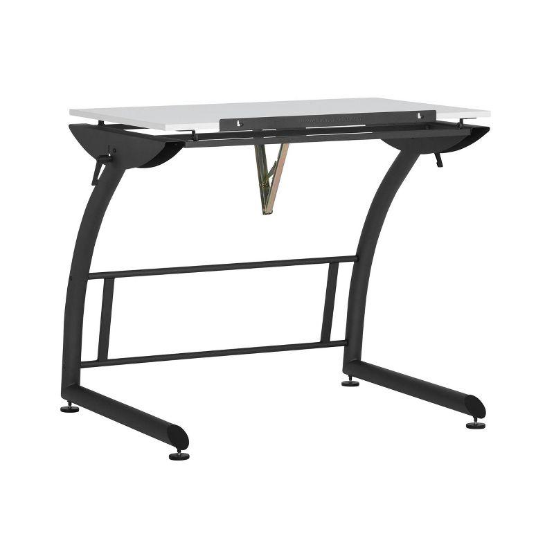 Coursey Adjustable Metal Base Drafting Table