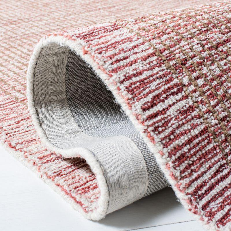 Metro MET151 Hand Tufted Indoor Area Rug - Ivory/Red - 5'x8' - Safavieh