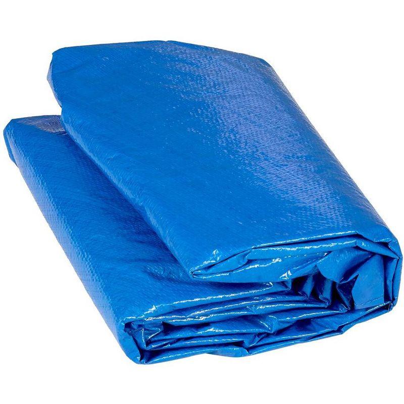 6ft Blue Weather-Resistant Trampoline Protective Cover