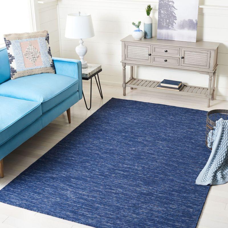 Kilim KLM125 Hand Woven Accent Rug - Navy/Blue - 3'x5' - Safavieh