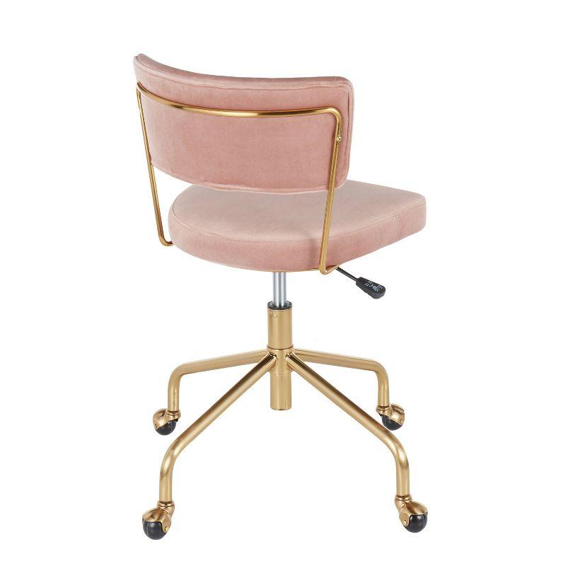 Danielburnham Velvet Task Chair