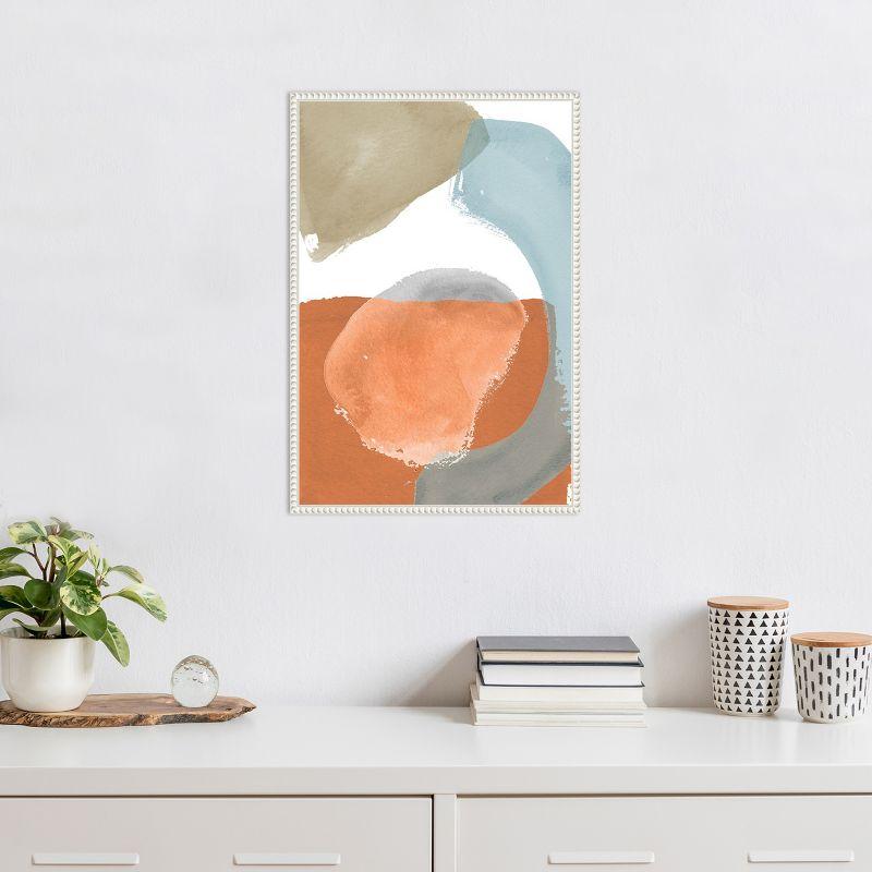 Amanti Art Shapes In Pastel II by Elizabeth Medley Canvas Wall Art Print Framed 16 x 23-in.