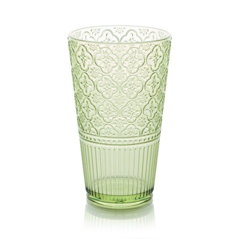 Certified International Victoria Set of 6 Acrylic Ice Tea Glass 22 oz