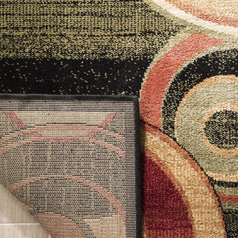 Lyndhurst LNH225 Power Loomed Runner Rug - Black/Multi - 2'3"x8' - Safavieh