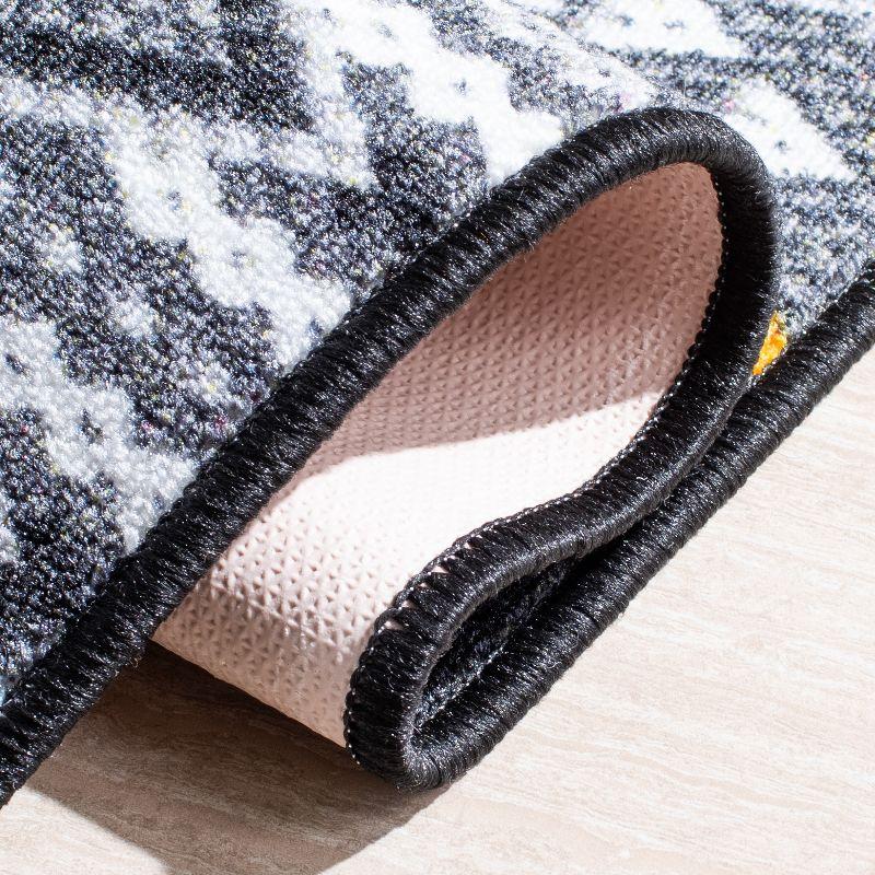 Journey JNY179 Power Loomed Area Rug - Grey/Gold - 4'4"x6' - Safavieh.