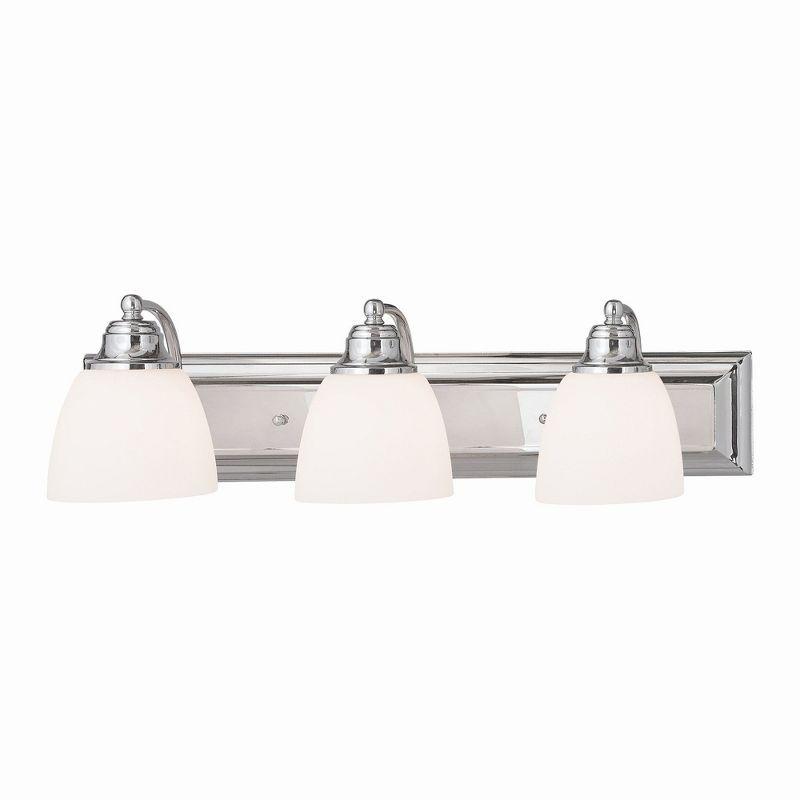 Livex Lighting Springfield 3 - Light Vanity in  Polished Chrome