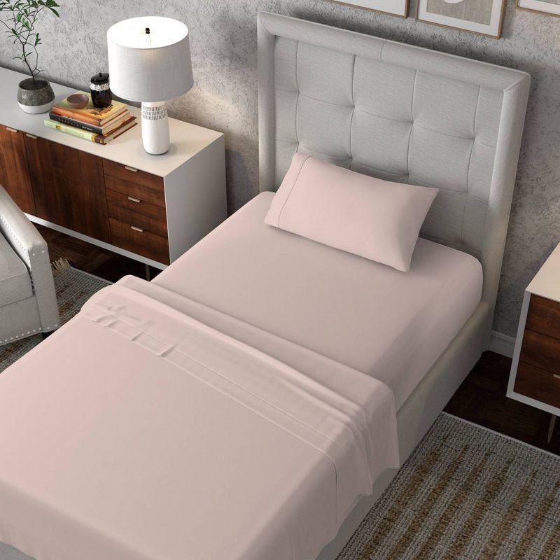 Aireolux Luxury 100% Cotton 600TC Ultra-Soft & Silky Wrinkle-Resistant Sheet Set