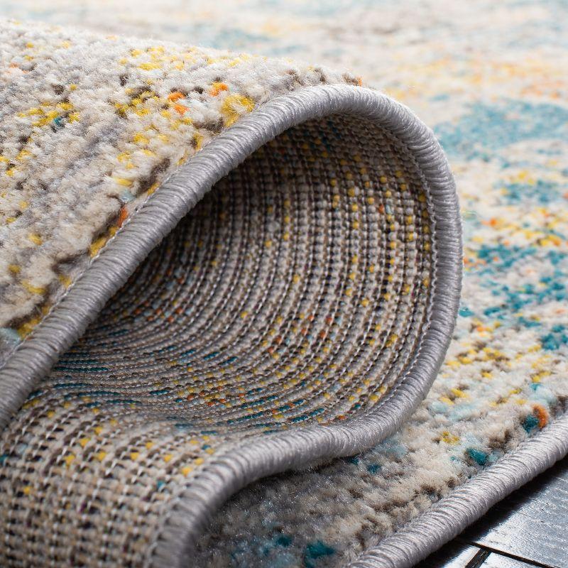 Madison MAD457 Power Loomed Indoor Area Rug - Grey/Blue - 9'x12' - Safavieh