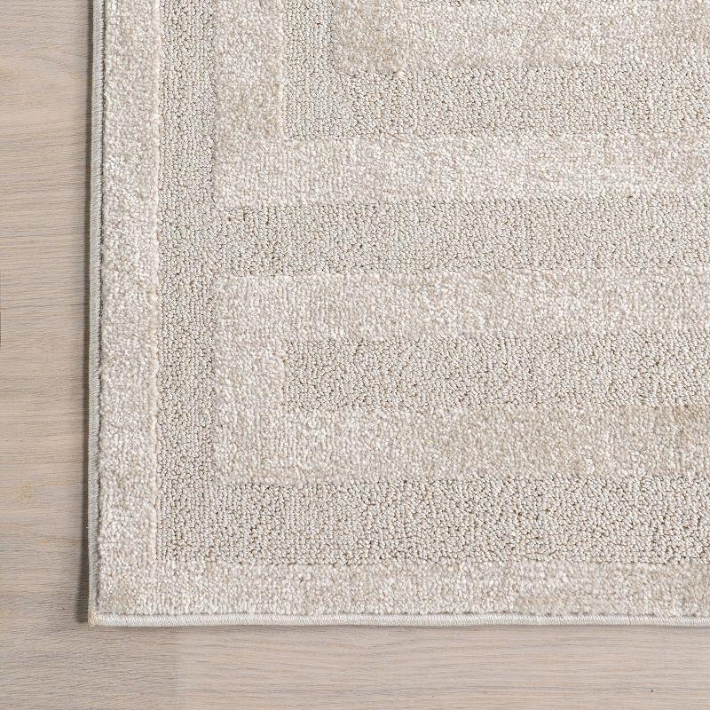 nuLOOM Mireya SpinClean Machine Washable Stain-Resistant Area Rug