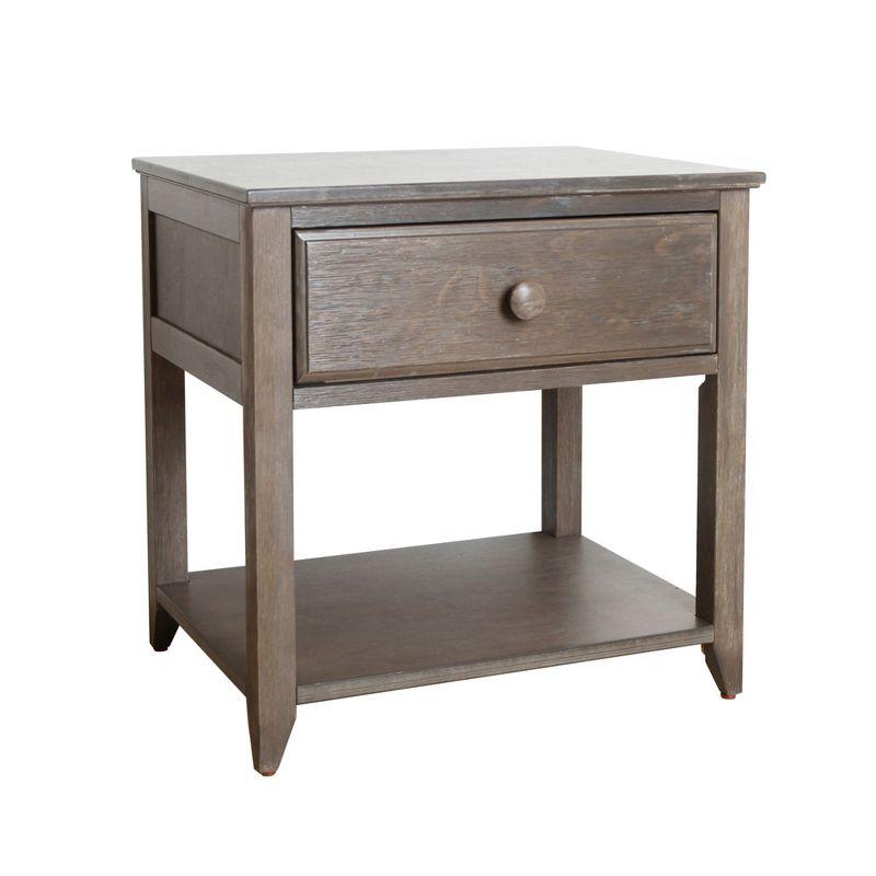 Max & Lily Nightstand with Drawer and Shelf