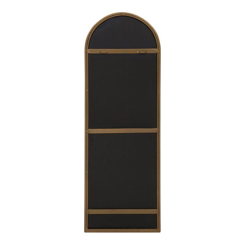 16" x 48" Valenti Tall Framed Arch Mirror Gold - Kate and Laurel