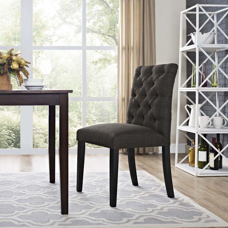 Modway Duchess Button Tufted Vegan Leather Dining Chair