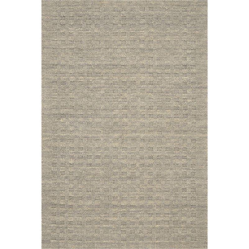 Handmade Latte Wool Rectangular 4' x 6' Area Rug