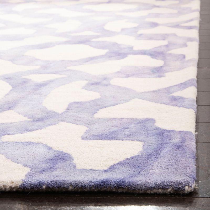 Dip Dye DDY717 Hand Tufted Indoor Accent Rug - Ivory/Blue - 3'x5' - Safavieh
