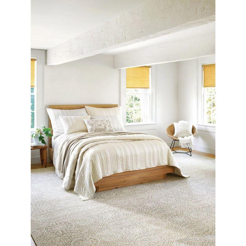 Temple Taupe Hand Micro Hooked Wool Rug