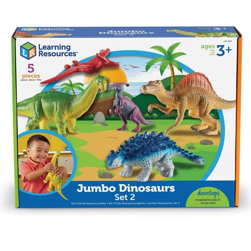 Jumbo Dinosaur Figurines Set with Activity Guide