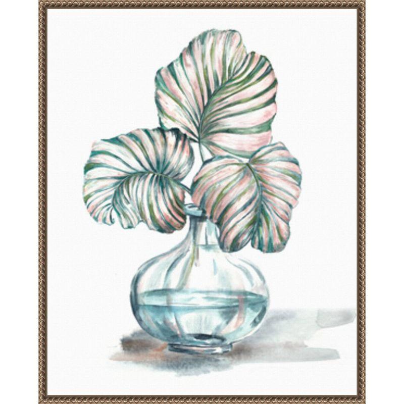 Amanti Art Island Tropics Frond in Bottle IV by Tre Sorelle Studios Framed Wall Art Print