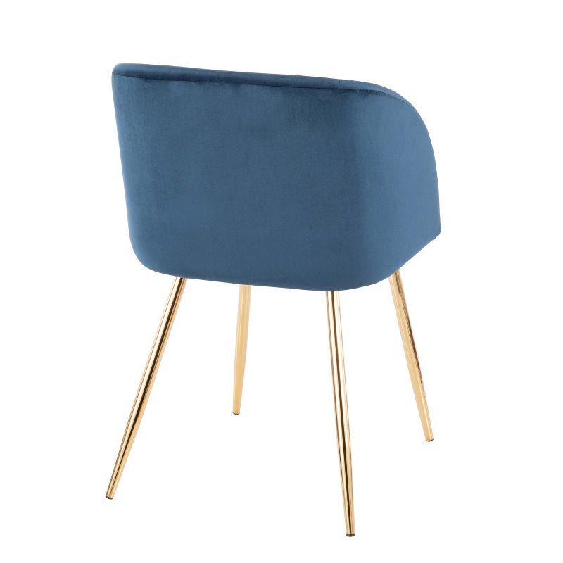 Terrance 18.5'' H Velvet Upholstered Parsons Chair