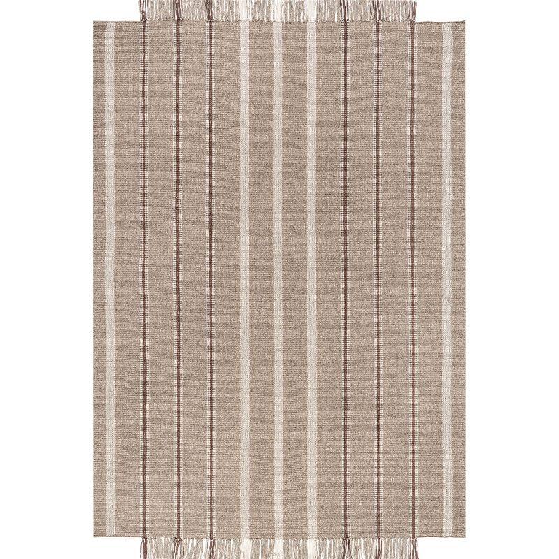 Frenshe Interiors x Rugs USA Frenshe Interiors x Rugs USA Toluca Striped Wool Area Rug