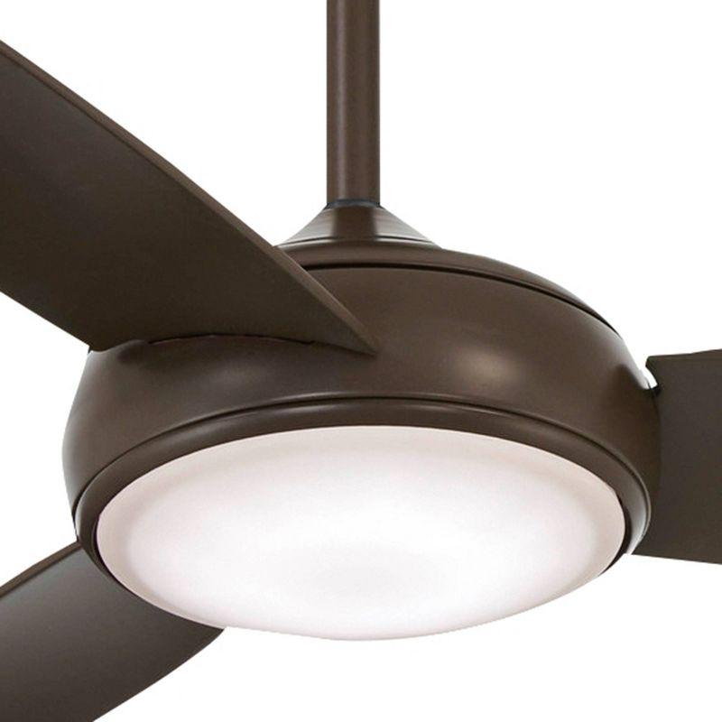 54" Concept IV 3 -Blade LED Smart Standard Ceiling Fan with Remote Control and Light Kit Included