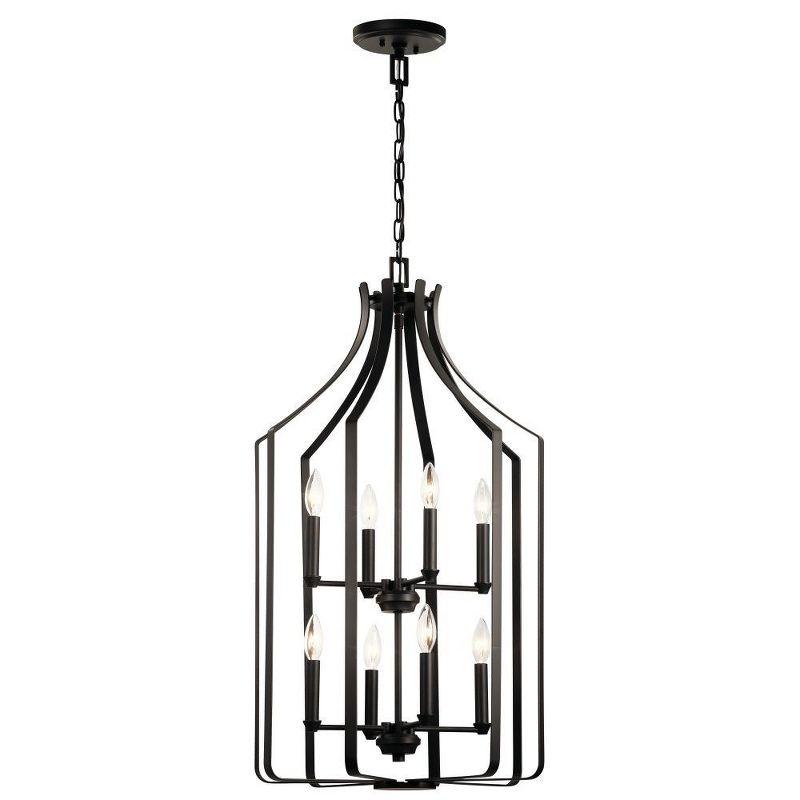 Morrigan 19" 8 Light Foyer Chandelier Brushed Nickel