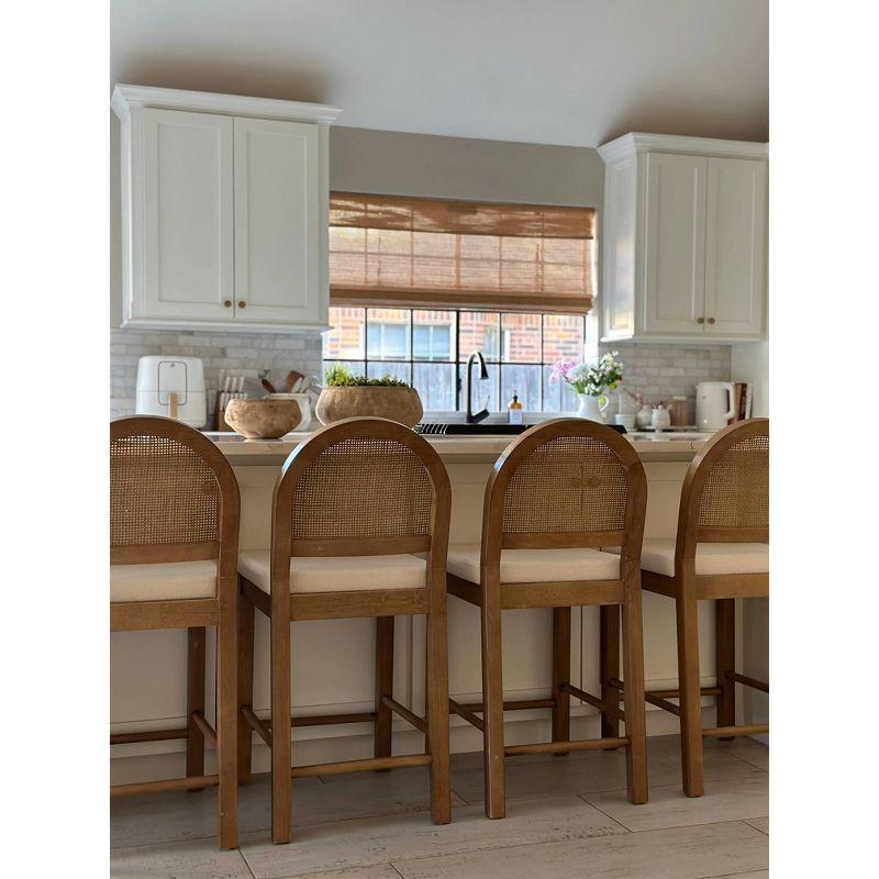 Nathan James Boucle Counter Stool & Reviews | Wayfair