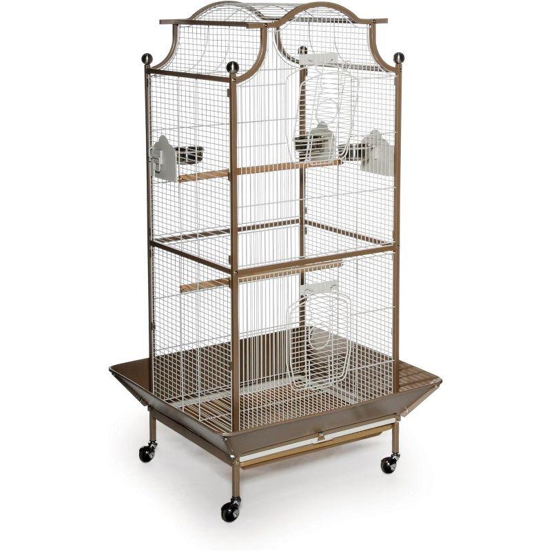 Prevue Hendryx 58.5'' Victorian Top Floor Bird Cage with Wheels