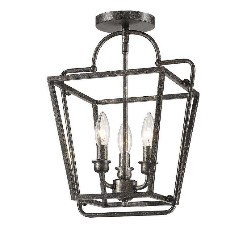 Millennium Lighting 3 - Light Pendant in  Matte Black