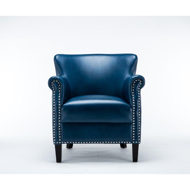 Holly Navy Blue Club Chair - Comfort Pointe