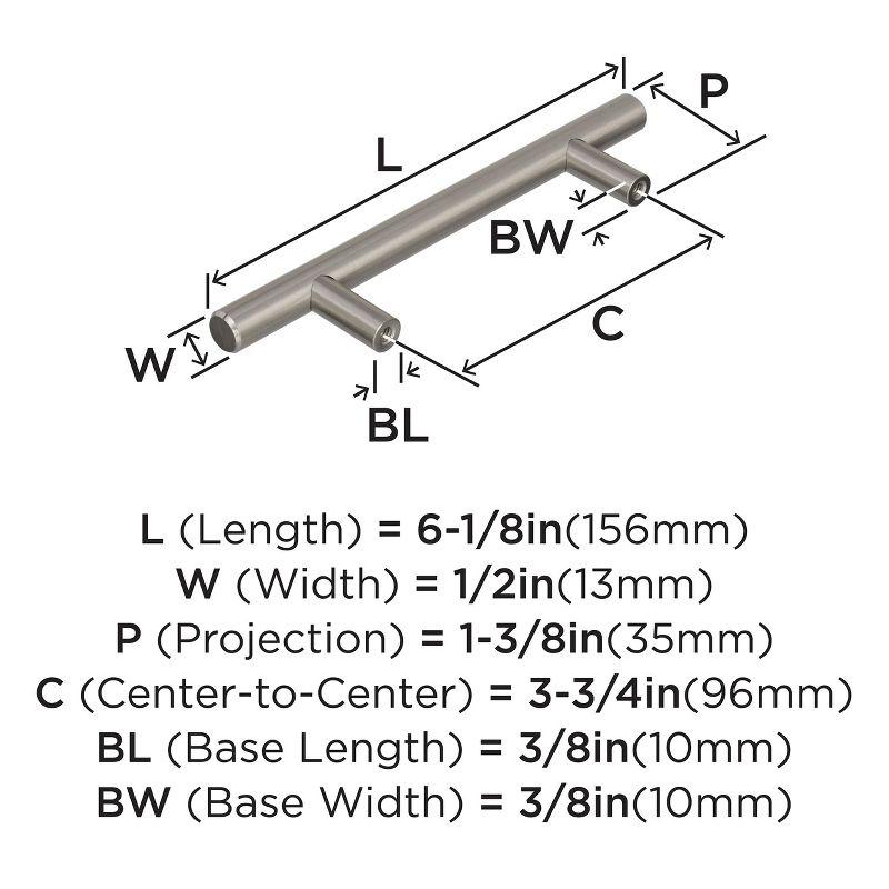 Cabinet 3 3/4" Center to Center Bar Pulls Multipack