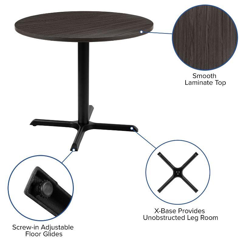 Flash Furniture 36" Round Multi-Purpose Conference Table - Meeting Table for Office