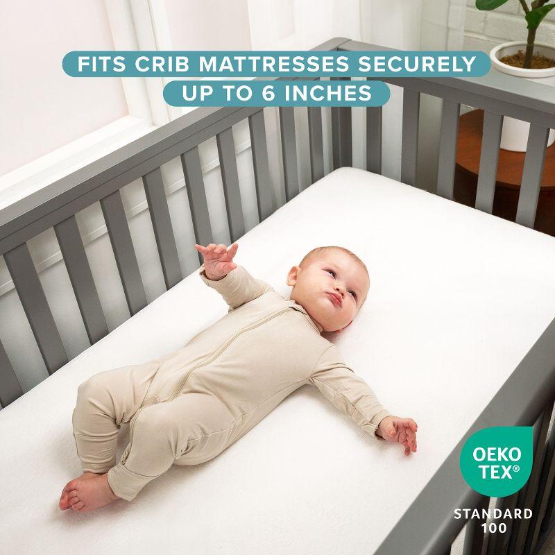 Bare Home Premium Ultra Soft Waterproof Fitted Mattress Protector