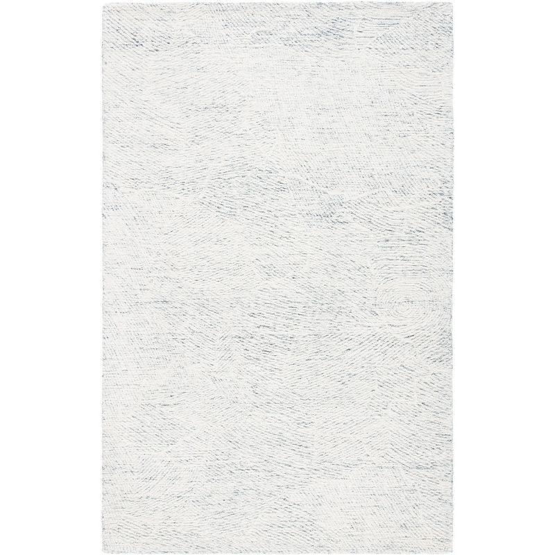 Ivory Elegance 4' x 6' Hand-Tufted Wool Area Rug